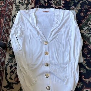 Tory Burch cotton cardigan long size XL